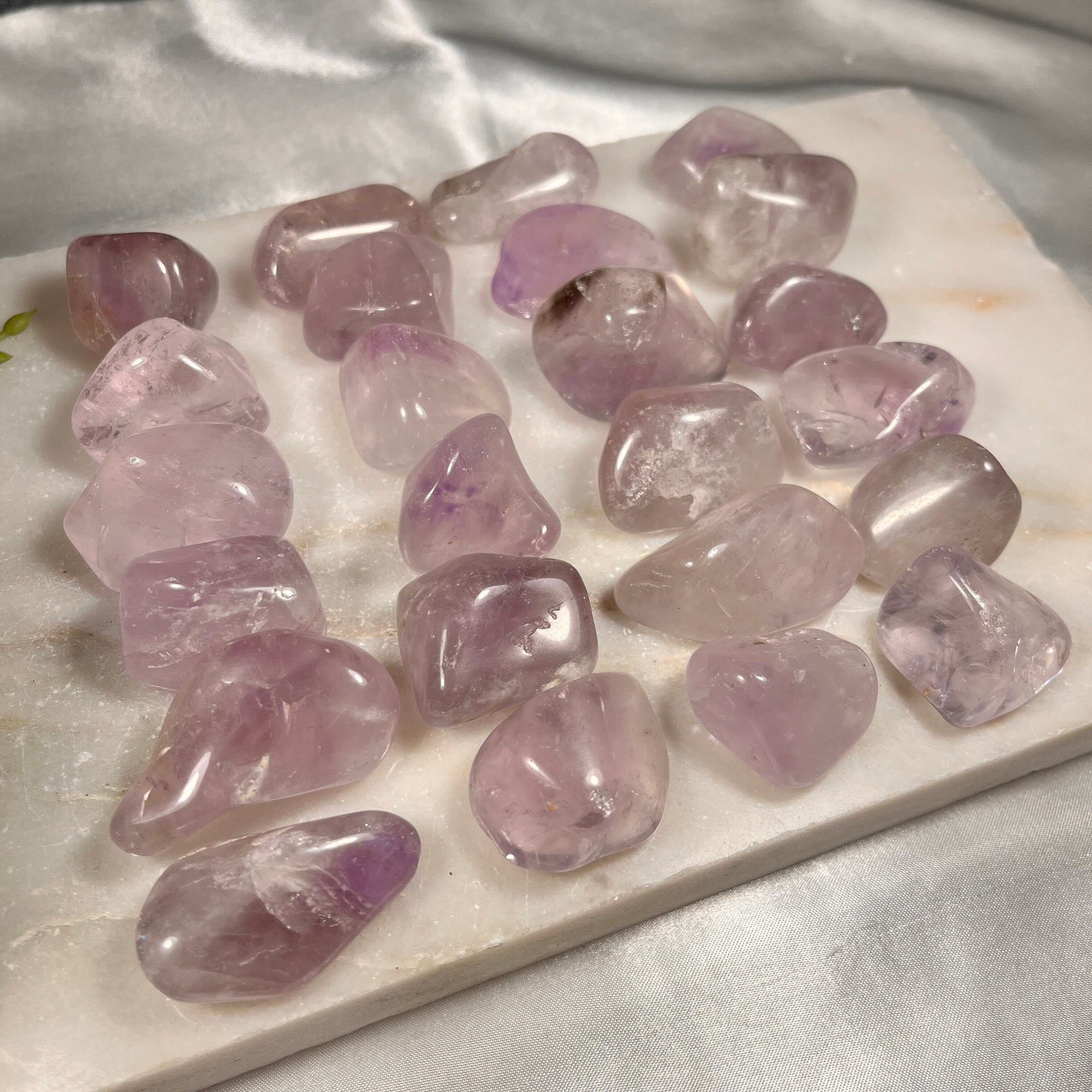 Amethyst Tumblestones, B Grade, Small  and Large Options, Ethically Sourced UK Crystal Gifts