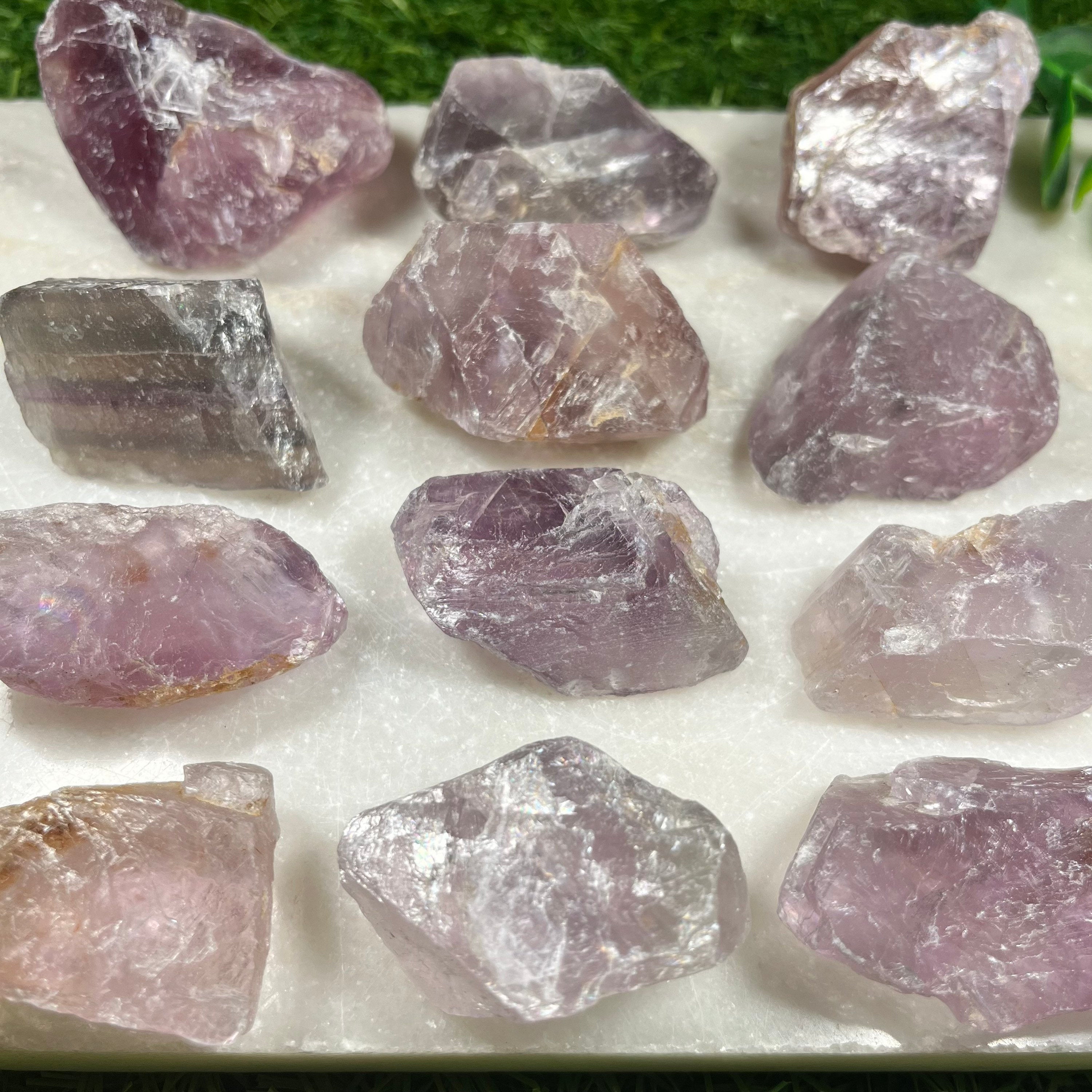 Raw Purple Flourite , Healing Crystal Chunks , Purple , Natural Gemstone , Third Eye , Protection  Ethically Sourced , UK Crystals