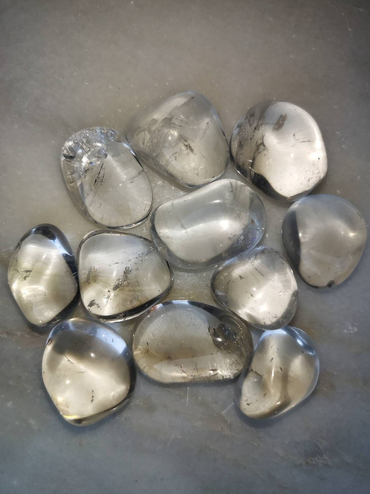 Clear Quartz Tumblestones. Consciously Sourced, UK Crystals