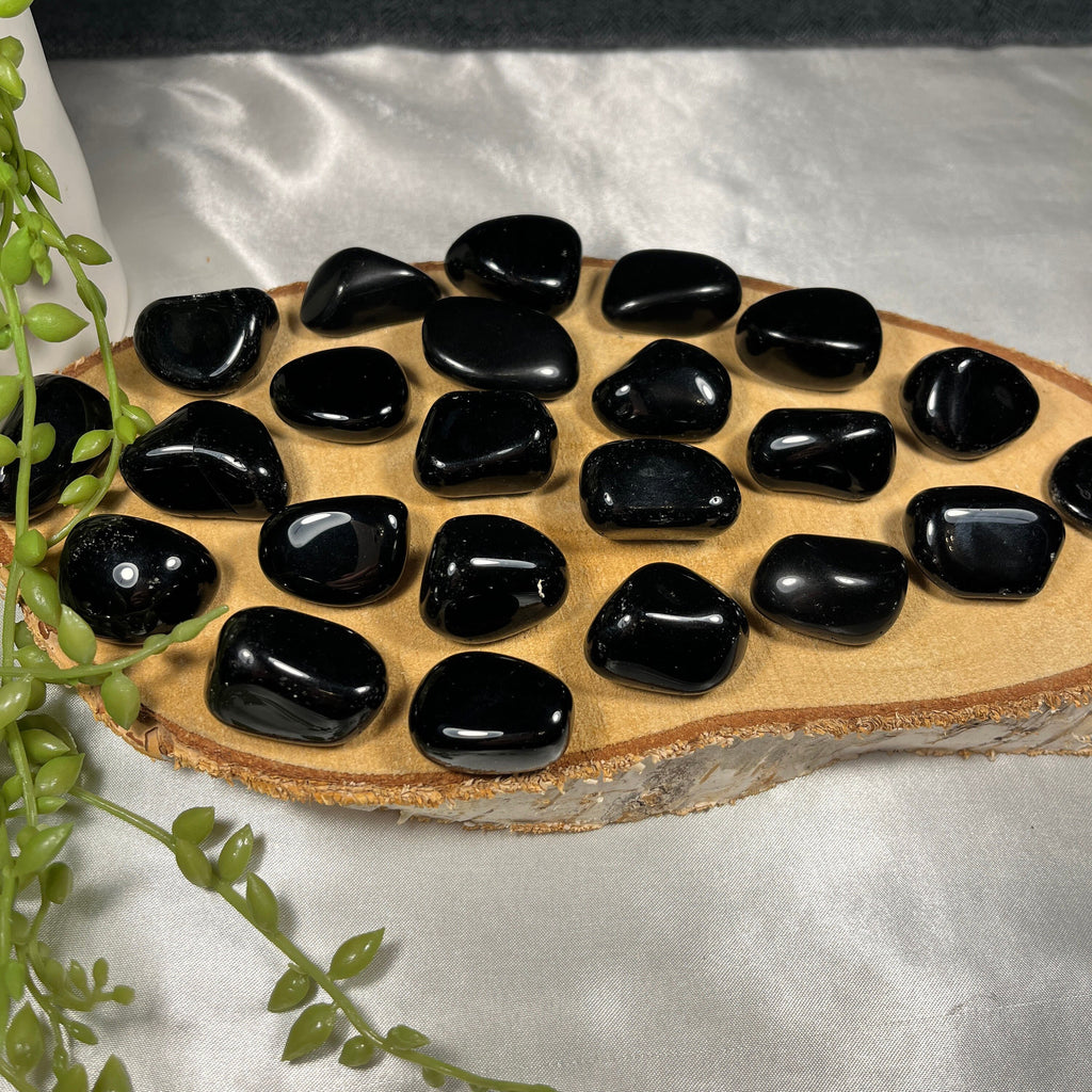 Black Obsidian Tumblestones, Protection Stone, Intuition, Reiki, Consciously Sourced UK Crystals | Gift