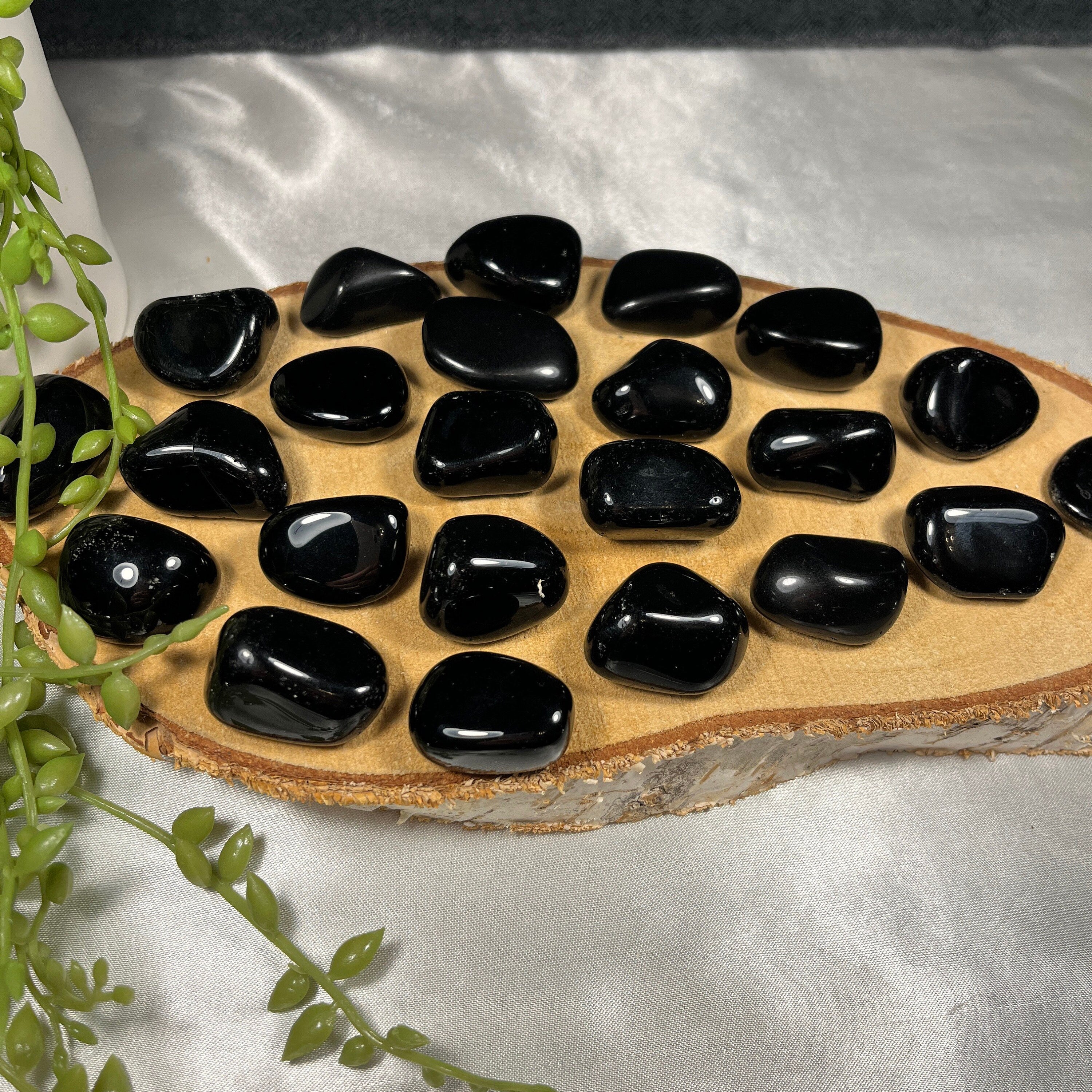 Black Obsidian Tumblestones, Protection Stone, Intuition, Reiki, Consciously Sourced UK Crystals | Gift