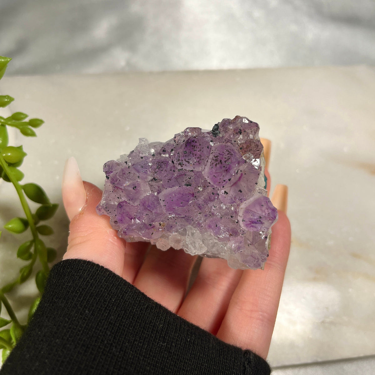 Amethyst Crystal Clusters, Raw Amethyst Geodes, Raw Amethyst, Purple Crystals, Soothe Anxiety, Consciously Sourced, UK Healing Crystals