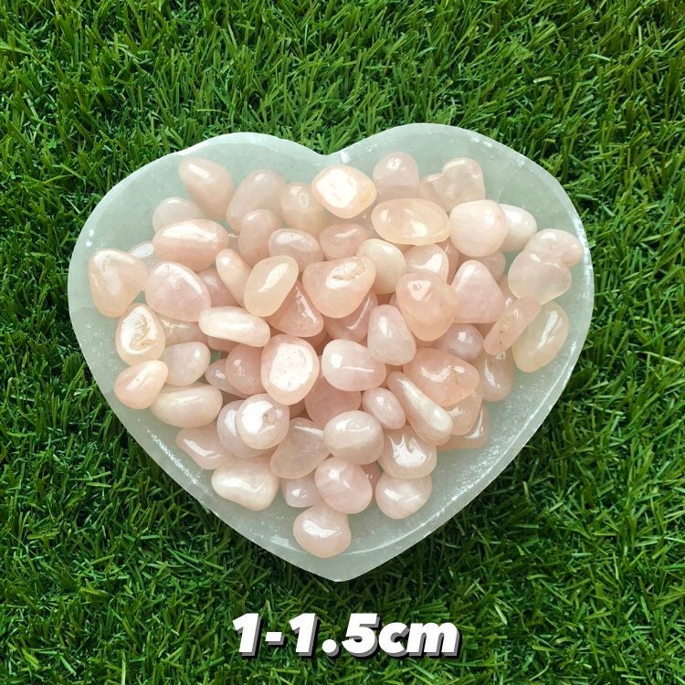 Rose Quartz Tumblestones, Size Options, Consciously Sourced, UK Crystals, Crystal Gift, Crystal of Love, Crystals to Manifest Love