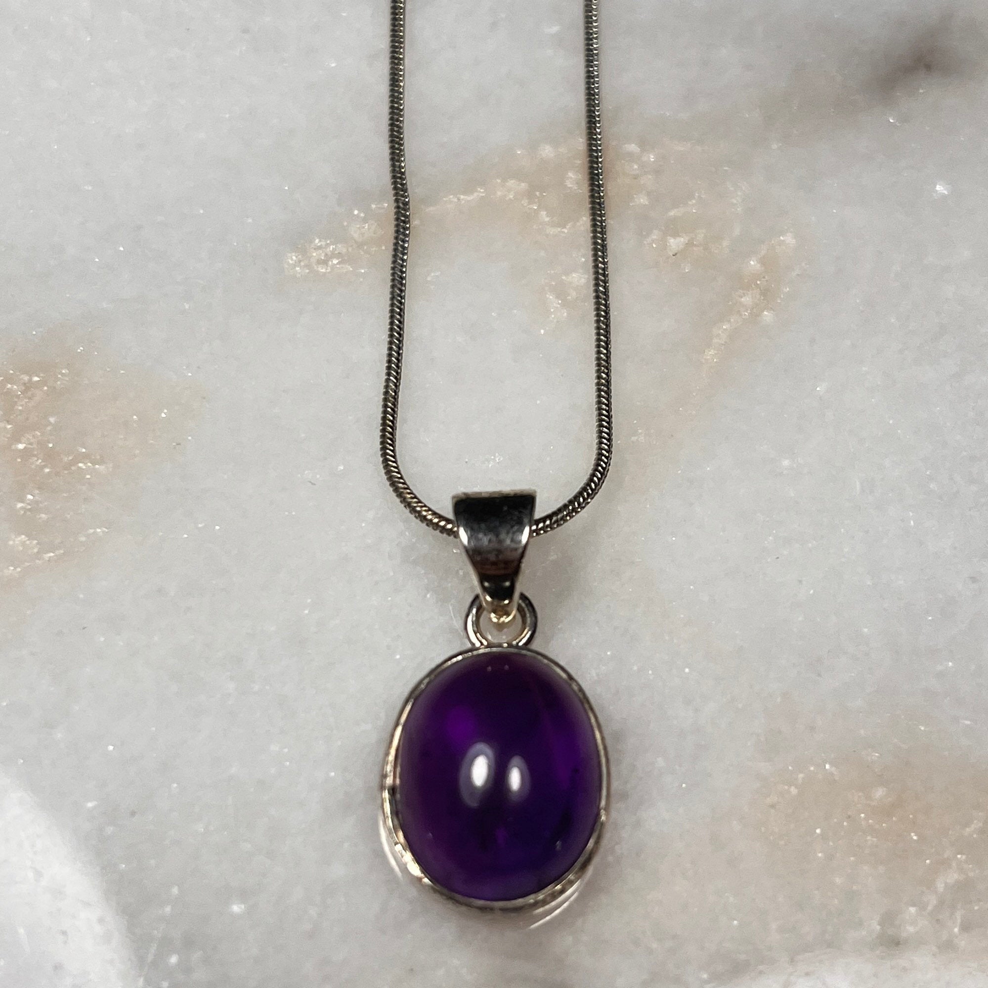 Amethyst Necklaces, Elegant Crystal Pendants, Ethically Sourced UK jewellery