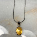 Natural Citrine Necklaces, Elegant Crystal and sterling silver Jewellery, ethically sourced UK crystals