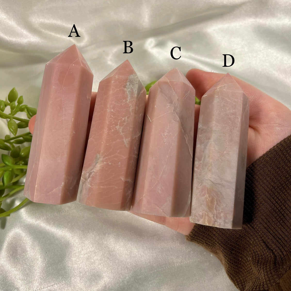 Pink Opal Towers, Pink Crystal Obelisks, Pink Opal Generators, Heart Chakra Reiki Stones, Pink Crystals | Statement Pieces | Gift