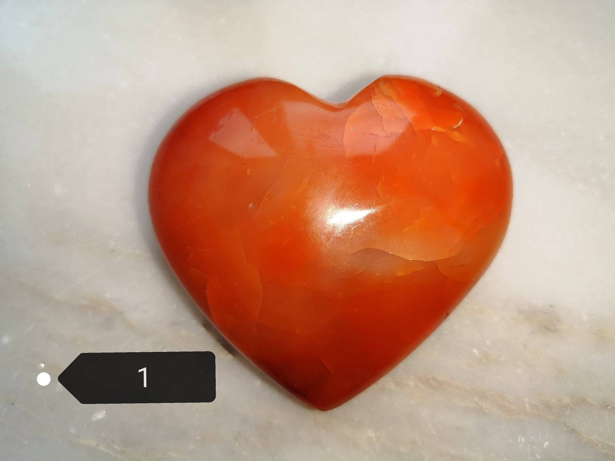 Gorgeous High Quality Carnelian Large Puffy Heart, Ethically Sourced UK Crystal, Mother's Day Gift, Birthday Present, Crystal Heart Gift