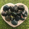 Bloodstone Healing Crystal Tumblestones, Heart Chakra Stone, Ethically Sourced UK Crystal Gift