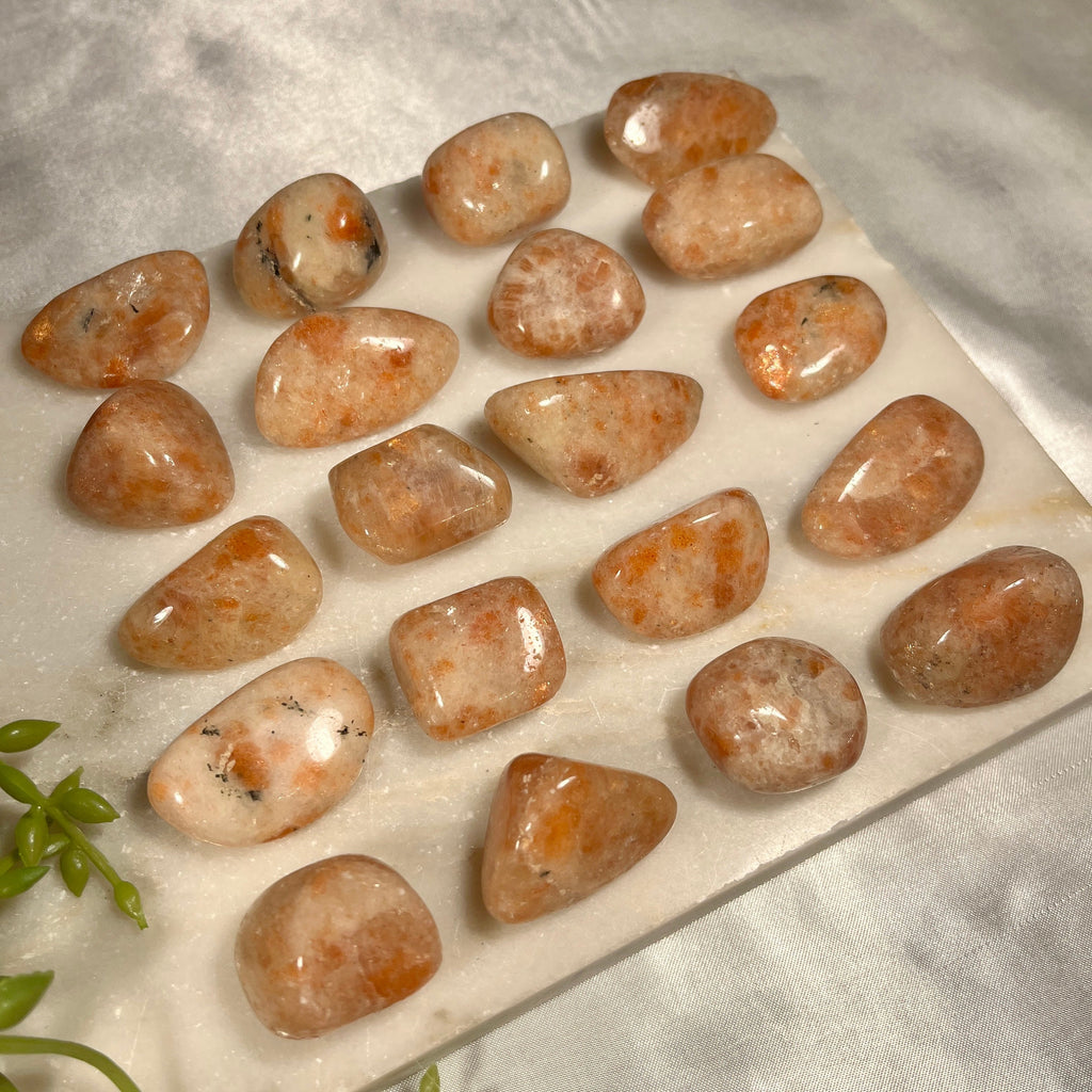 Ethically Sourced Sunstone Tumblestones, UK Crystals, Reiki Gift, Metaphysical healing, Orange Crystal, Sacral and Solar Plexus Chakras