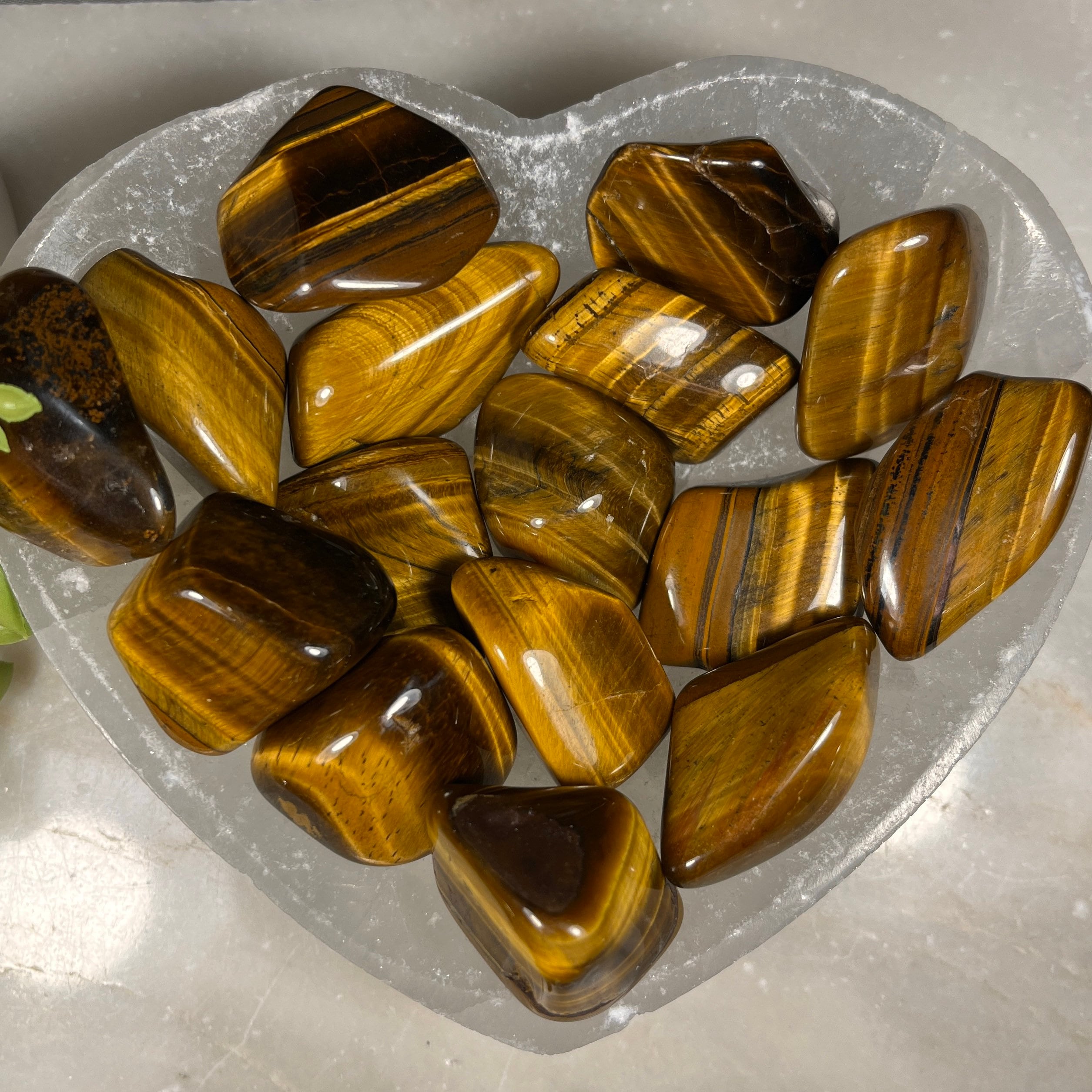 Tigers Eye Tumblestones,  Ethically Sourced UK Crystals