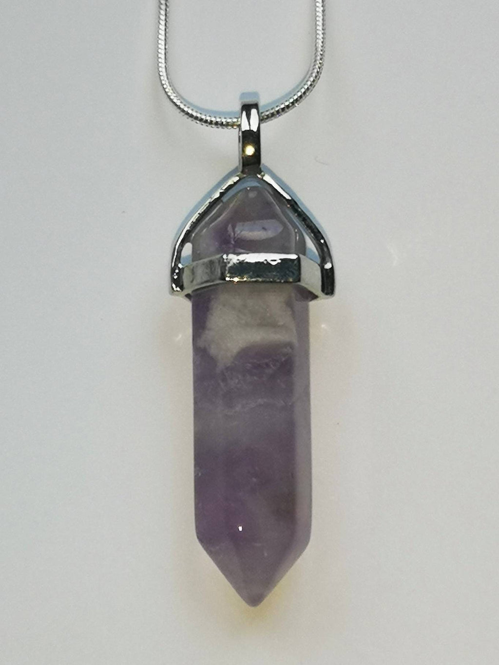 Amethyst and Rose Quartz Point Necklaces, Ethically Sourced UK Healing Crystals, Crystal Necklace, Rose Quartz Pendant, Amethyst Pendant