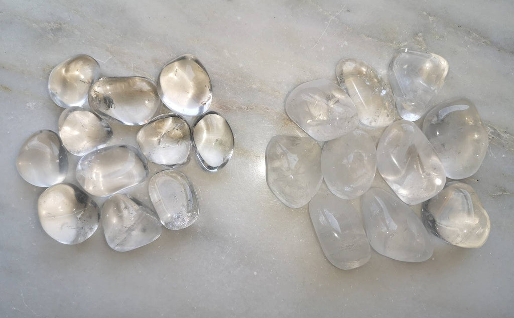 Clear Quartz Tumblestones. Consciously Sourced, UK Crystals