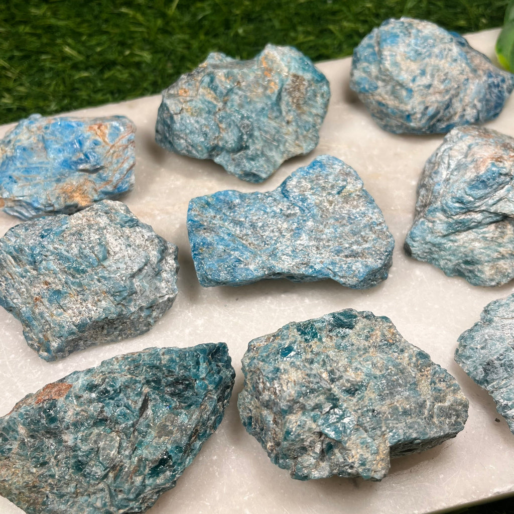 Raw Apatite Chunks , Healing Crystals , Rough Apatite Crystal , UK Crystals , Consciously Sourced , Manifestation , Bones , Arthritis , Gift