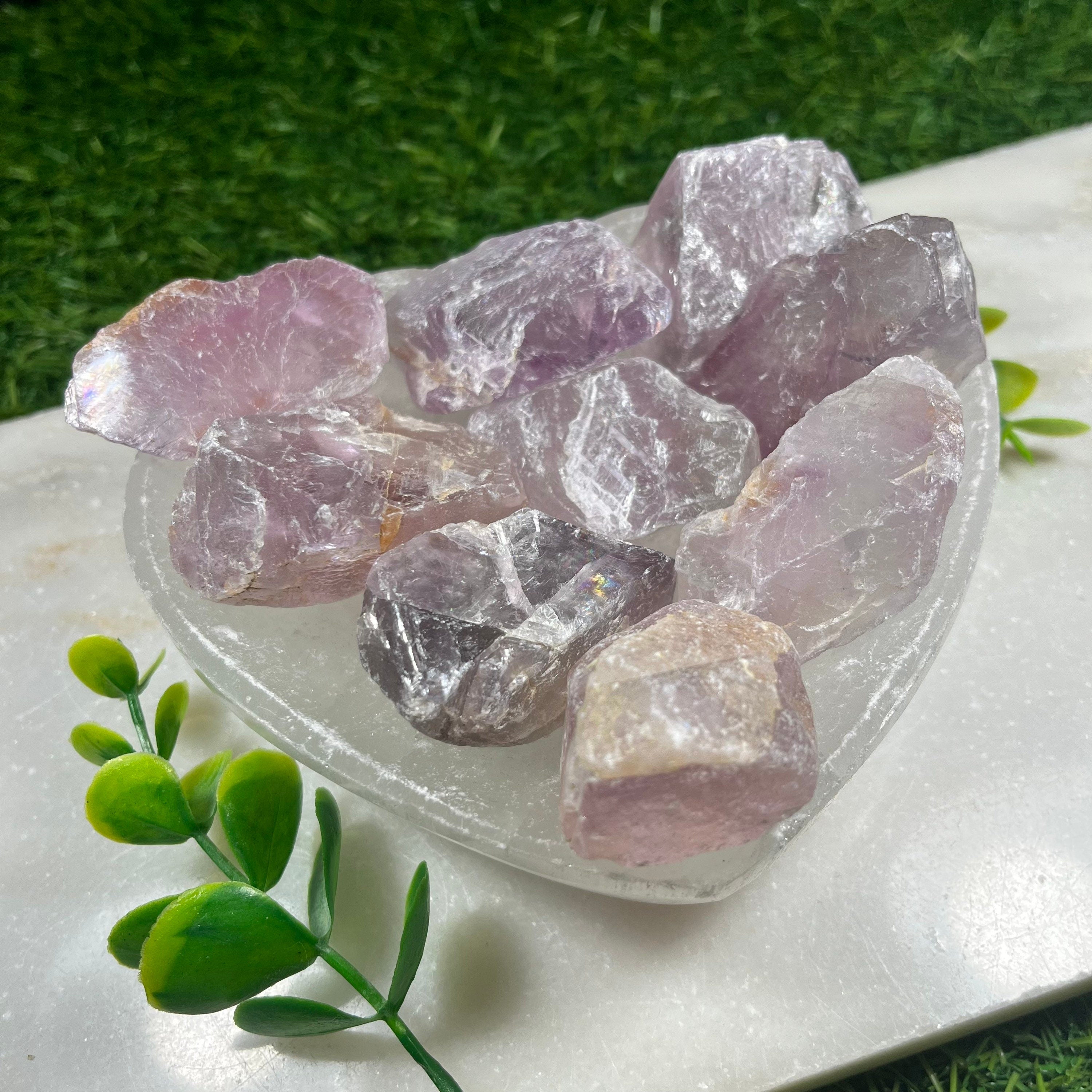 Raw Purple Flourite , Healing Crystal Chunks , Purple , Natural Gemstone , Third Eye , Protection  Ethically Sourced , UK Crystals