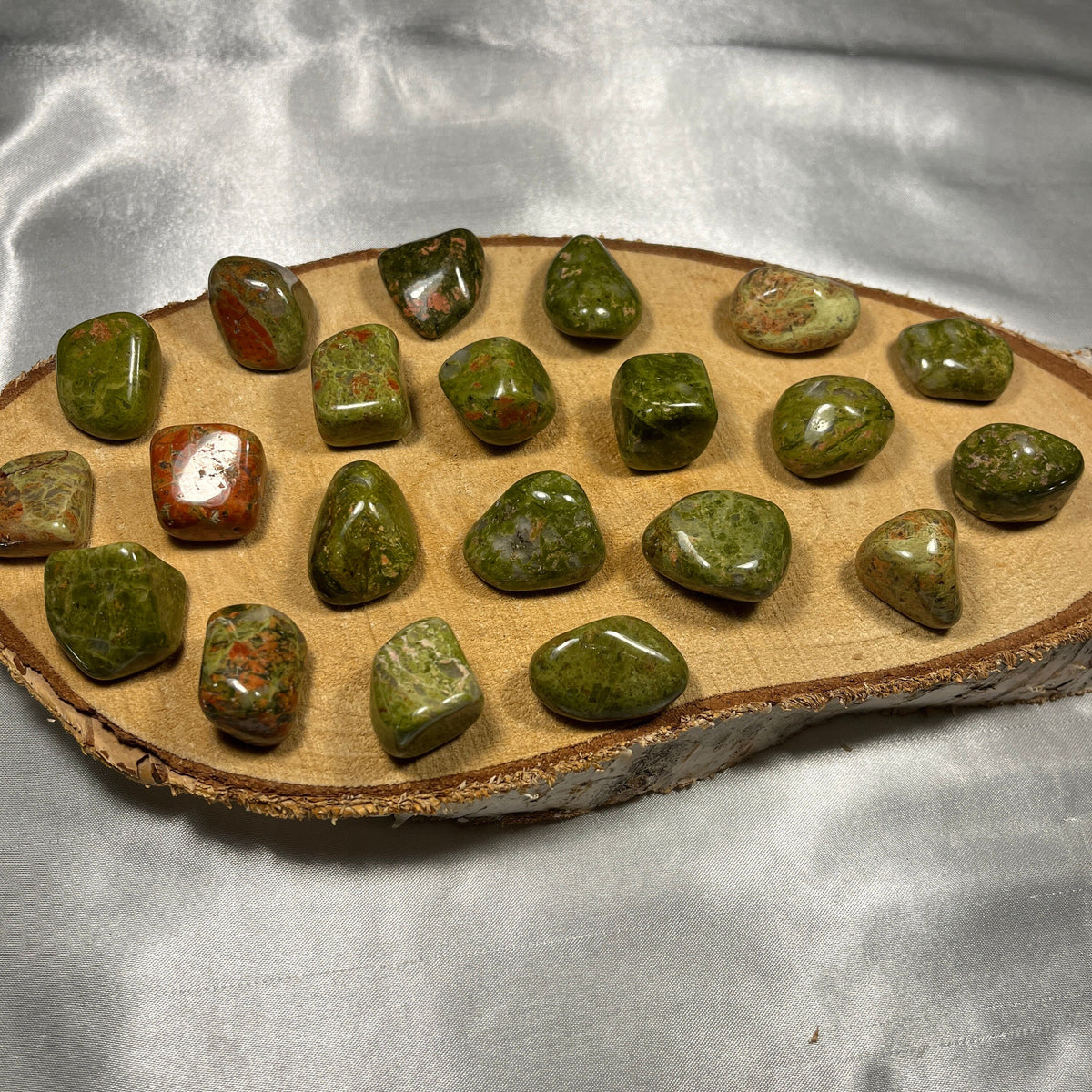 High Quality Unakite Tumblestones, Stone of Compassion and Empathy, Heart Chakra Healer, Ethically Sourced UK Crystals, Gift