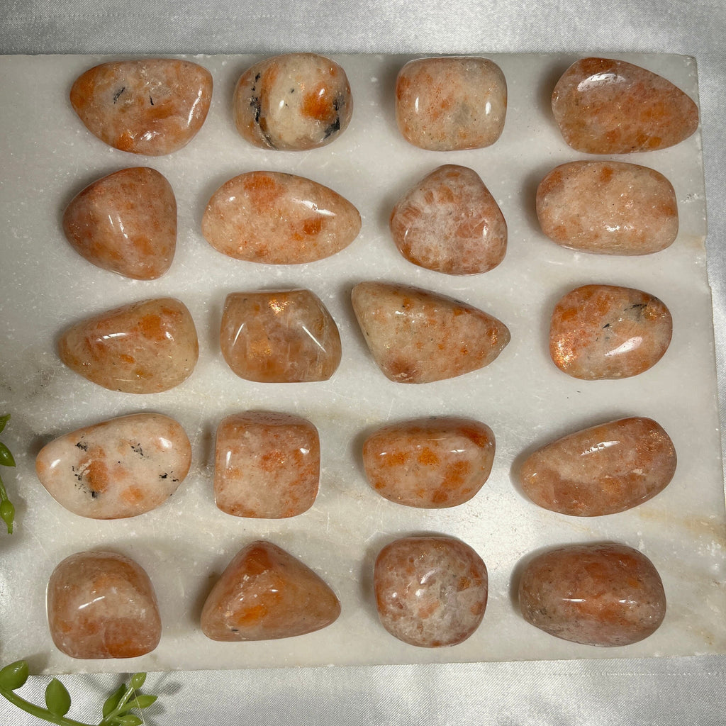 Ethically Sourced Sunstone Tumblestones, UK Crystals, Reiki Gift, Metaphysical healing, Orange Crystal, Sacral and Solar Plexus Chakras