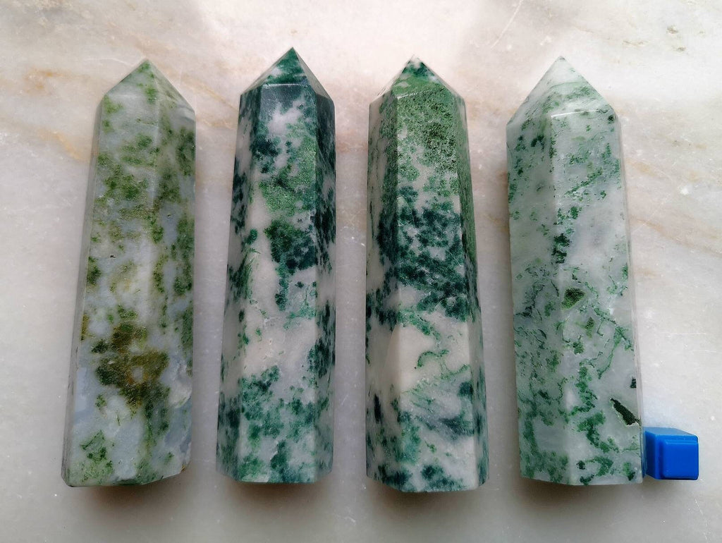 Tree Agate Towers, Crystal Generators, Ethically Sourced UK Crystals