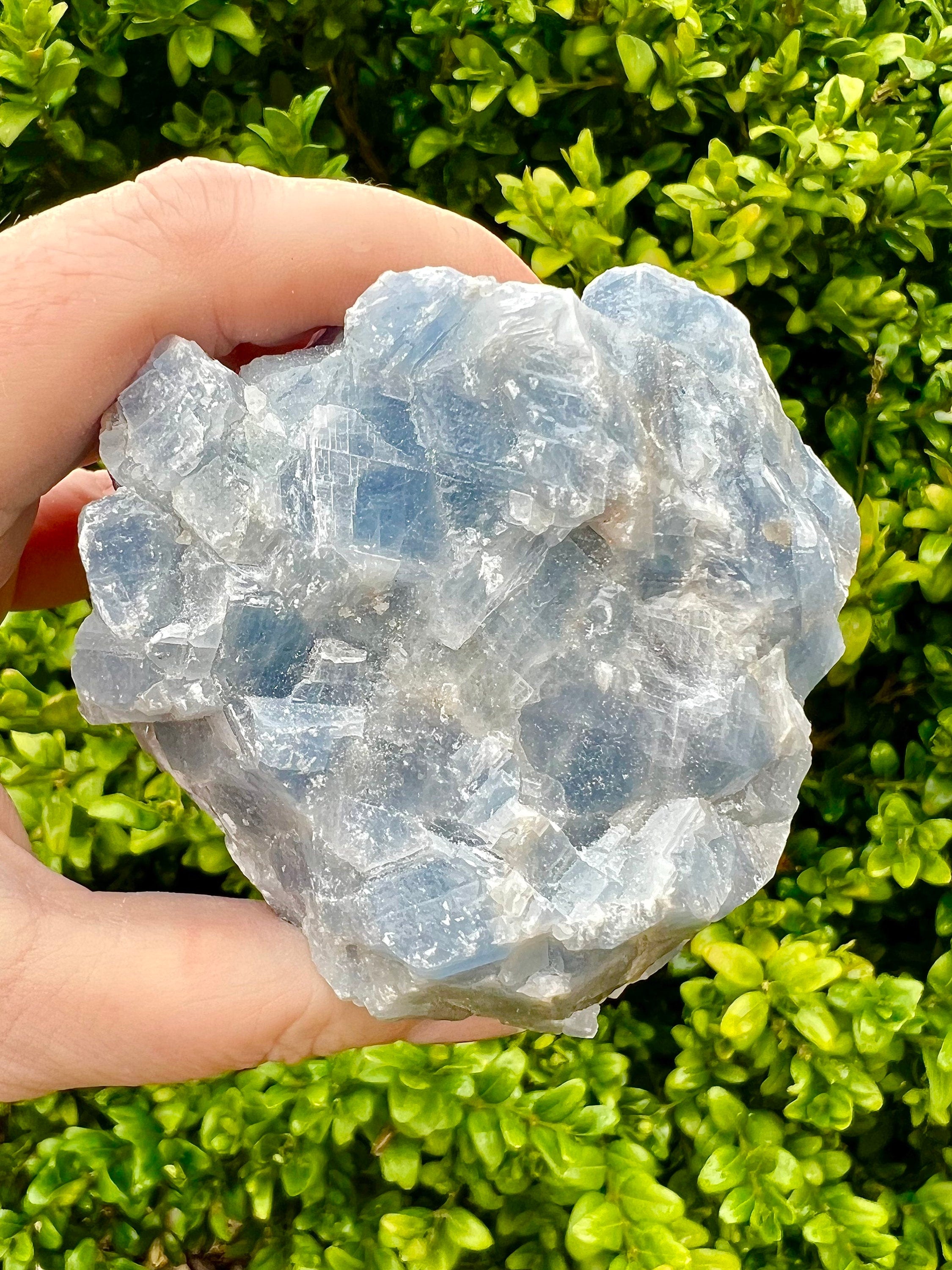 Blue Calcite Crystals Large Raw Chunks, UK Crystals, Ethically Sourced, Crystal Gift
