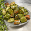 High Quality Unakite Tumblestones, Stone of Compassion and Empathy, Heart Chakra Healer, Ethically Sourced UK Crystals, Gift