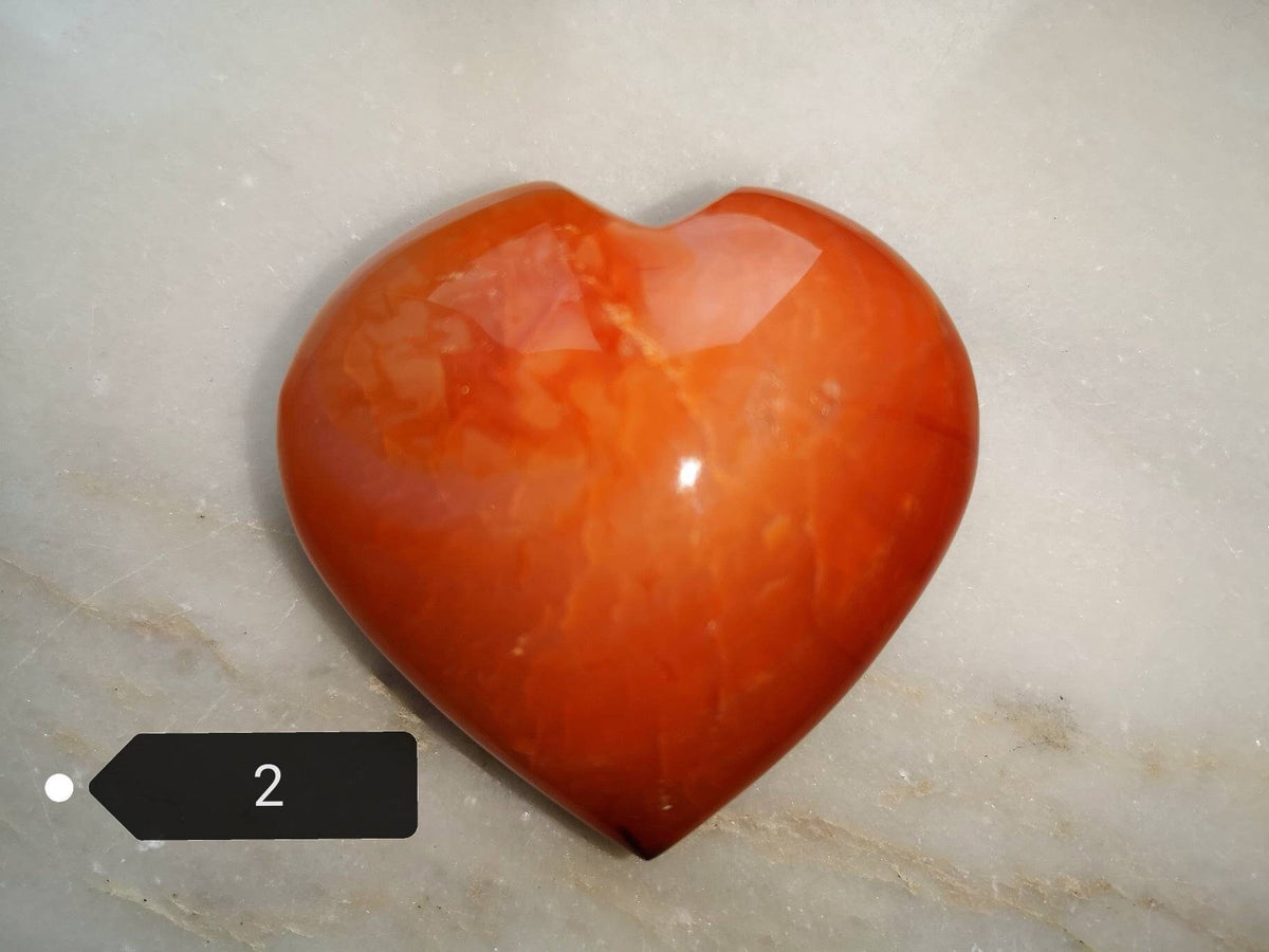 Gorgeous High Quality Carnelian Large Puffy Heart, Ethically Sourced UK Crystal, Mother's Day Gift, Birthday Present, Crystal Heart Gift