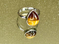 Tigers Eye Crystal Ring Size N &1/2, 925 Sterling Silver, Healing Crystal Jewellery Gift, Golden Gemstone for strength, UK Ethically sourced