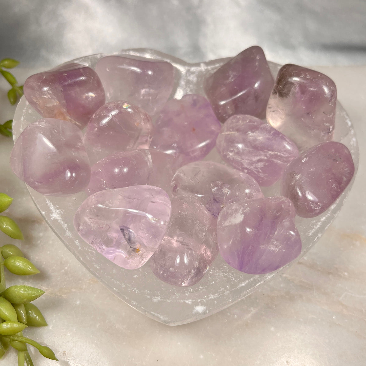 Amethyst Tumblestones, B Grade, Small  and Large Options, Ethically Sourced UK Crystal Gifts