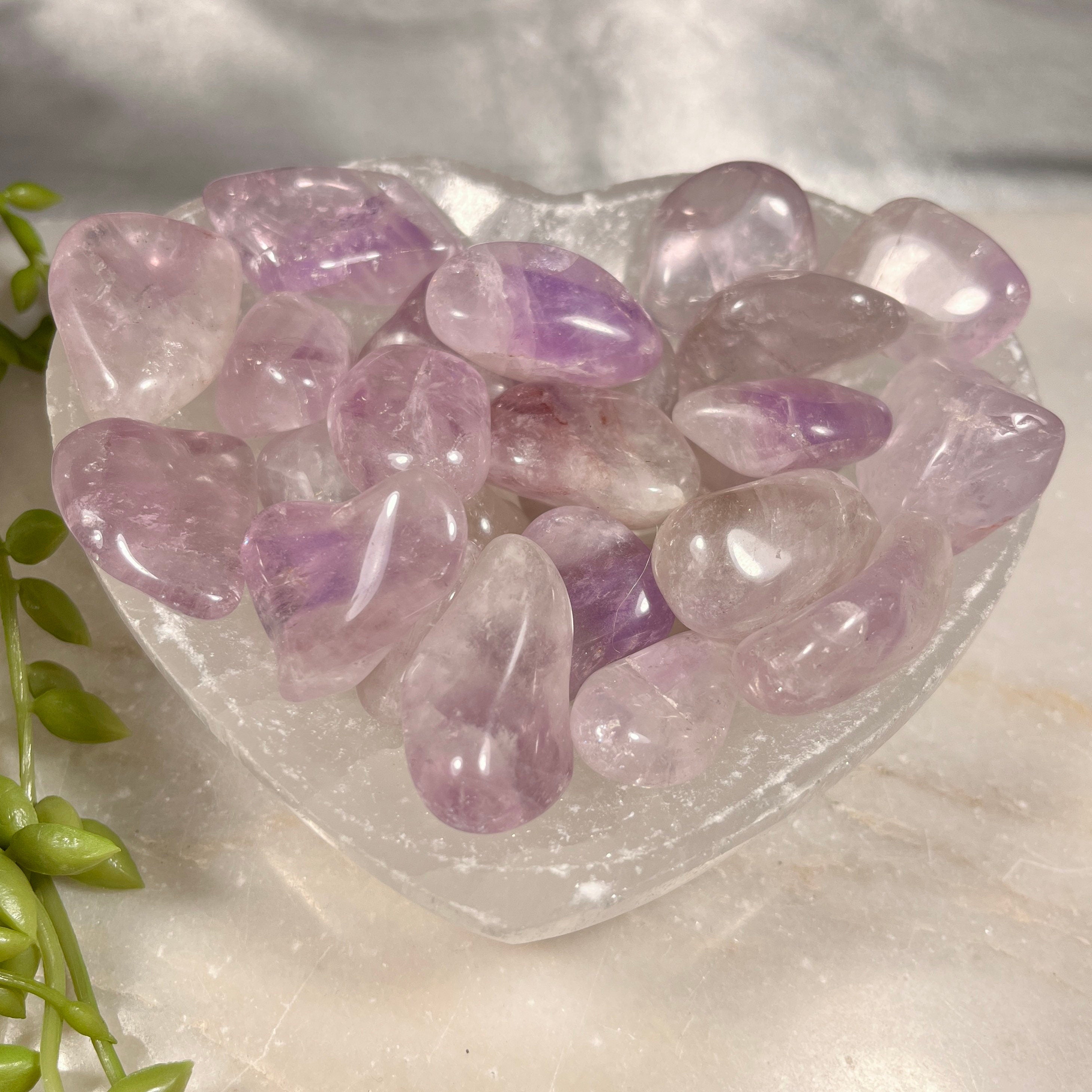 Amethyst Tumblestones, B Grade, Small  and Large Options, Ethically Sourced UK Crystal Gifts