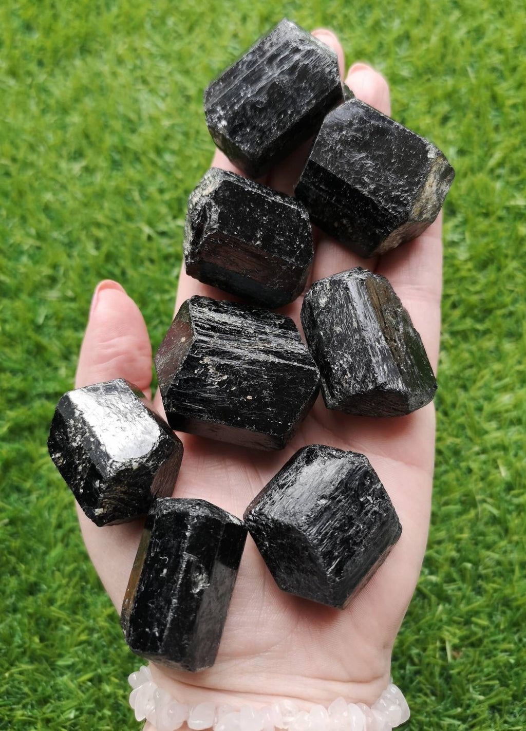 Double Point Black Tourmaline Crystal, Ethically Sourced, Crystal for Protection, UK Reiki Healing Stone, Metaphysical Shop, Root Chakra