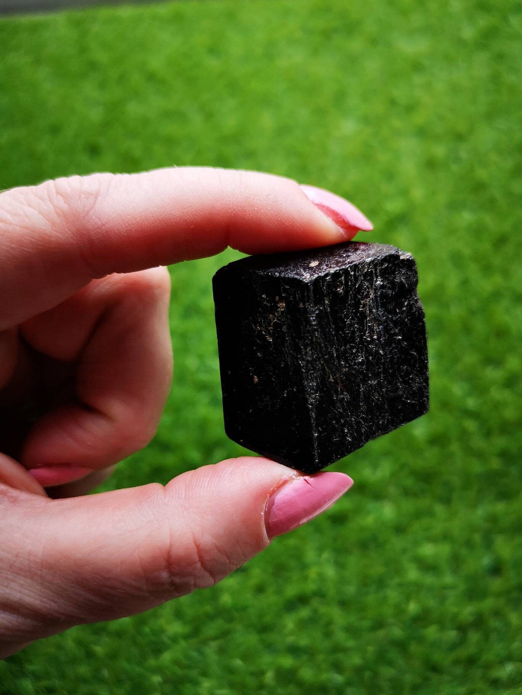 Double Point Black Tourmaline Crystal, Ethically Sourced, Crystal for Protection, UK Reiki Healing Stone, Metaphysical Shop, Root Chakra