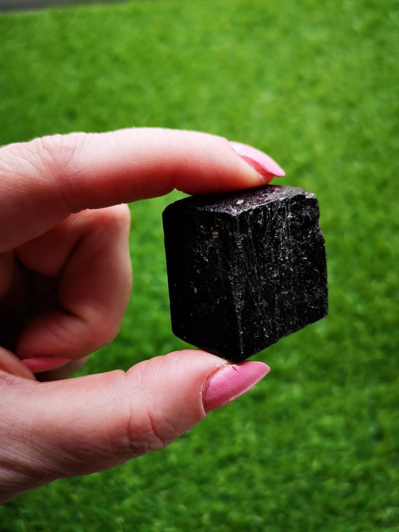 Double Point Black Tourmaline Crystal, Ethically Sourced, Crystal for Protection, UK Reiki Healing Stone, Metaphysical Shop, Root Chakra