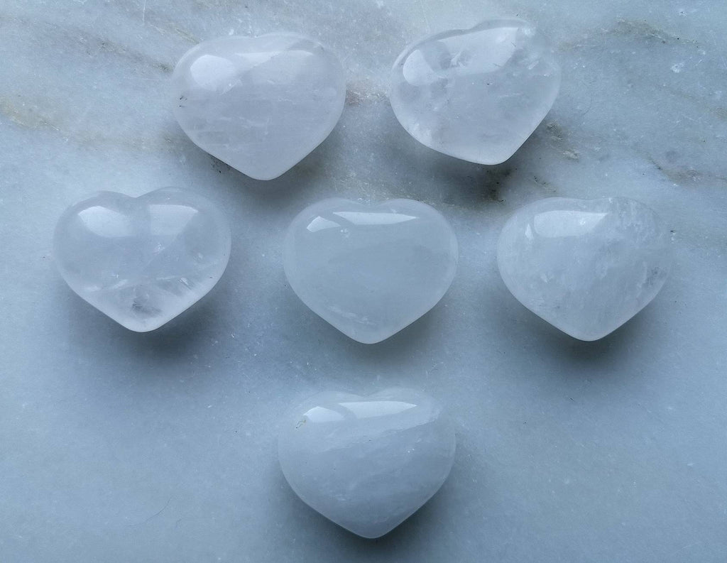 High Quality Beautiful Puffy Crystal Hearts, UK Crystals, Ethically Sourced, Mother's Day Gift, Birthday Present, Rose Quartz Crystal Heart
