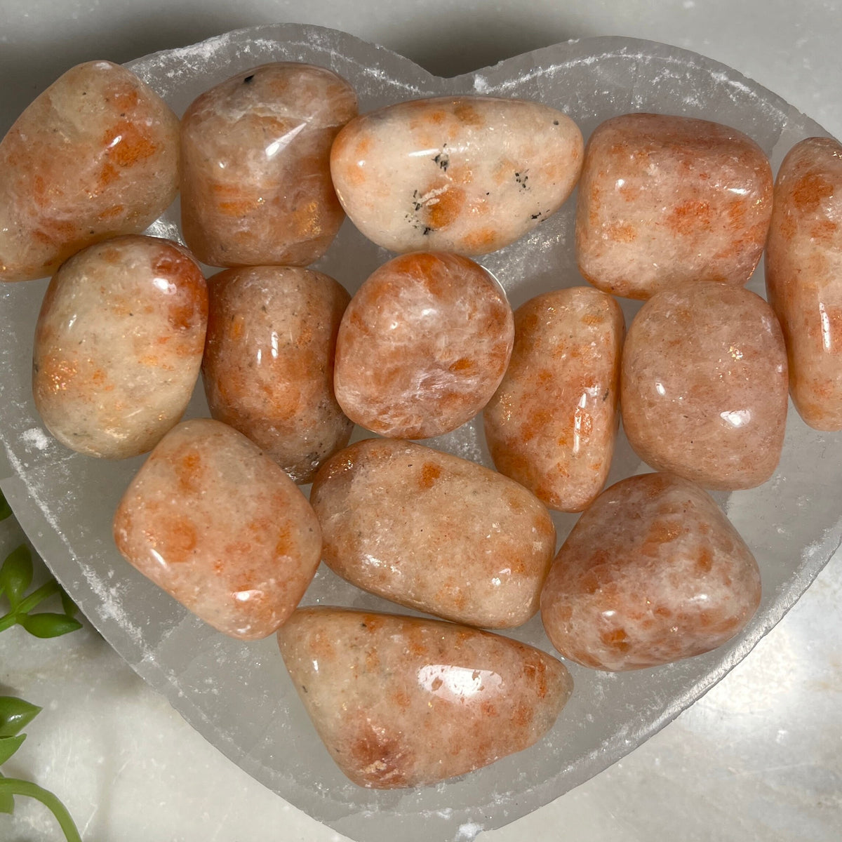 Ethically Sourced Sunstone Tumblestones, UK Crystals, Reiki Gift, Metaphysical healing, Orange Crystal, Sacral and Solar Plexus Chakras
