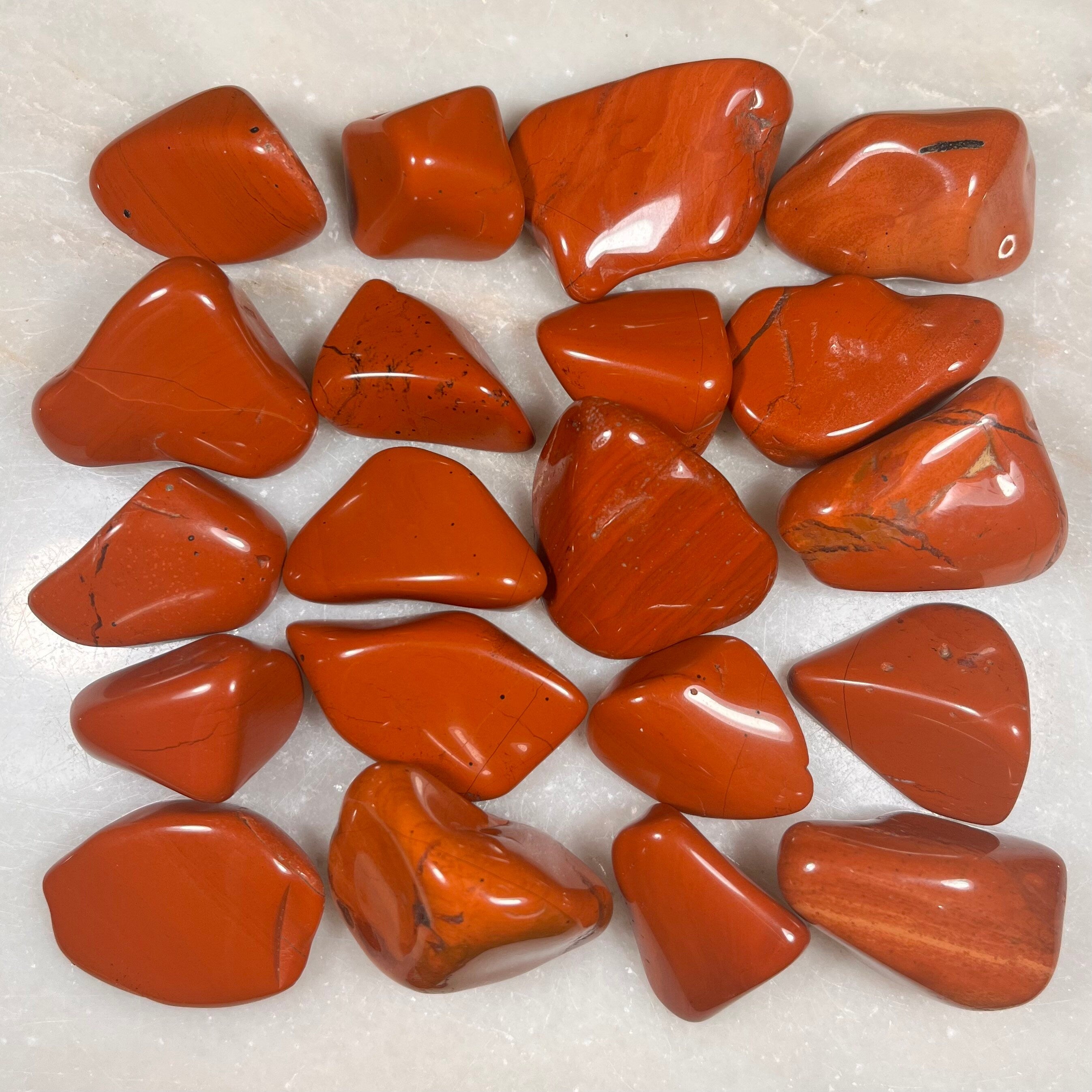 Red Jasper Tumblestones, Healing Crystal, Energy Giver, Root Chakra, Ethically Sourced UK Crystals | Crystal Gift