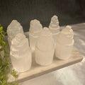 Raw Selenite Mountain, Selenite Lamps, Crystal Lamps, Satin Spar Tower, Rainbow Lamp, White Lamp, Christmas gift, Crystal present