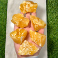 Raw Orange Calcite Large Chunks, UK Crystals, Ethically Sourced Healing Crystals, Crystal Gift, Reiki Stones