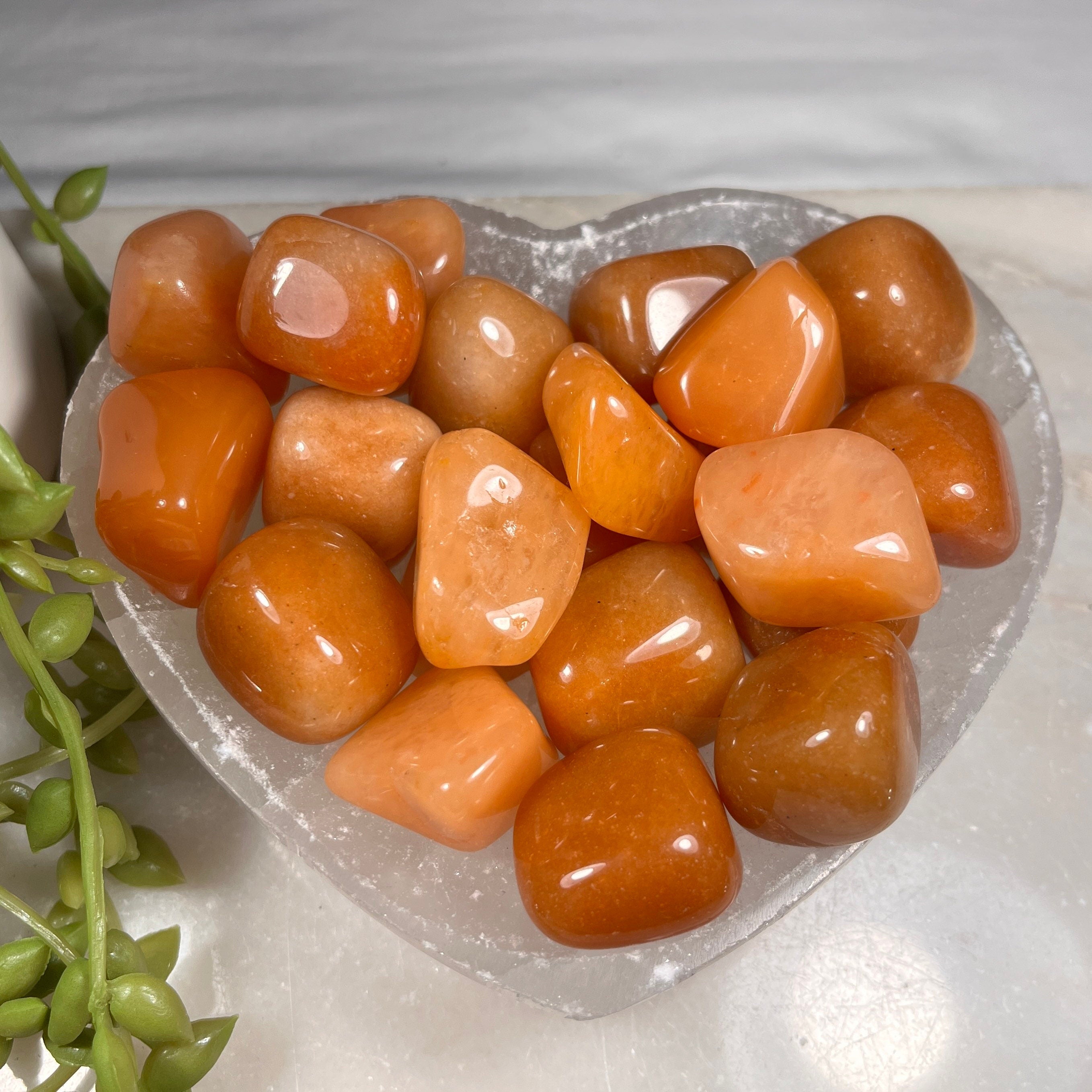 Peach Aventurine Tumblestones, Consciously Sourced UK Crystals