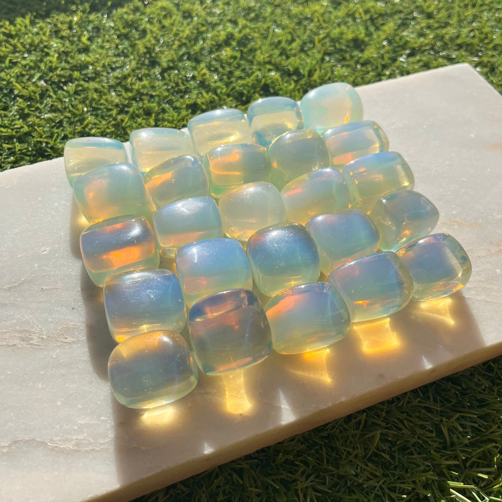 Opalite Tumblestones, Large Opalite Crystals, Ethically Sourced UK Crystals, White Crystal Gift, Reiki, High Quality Metaphysical Shop