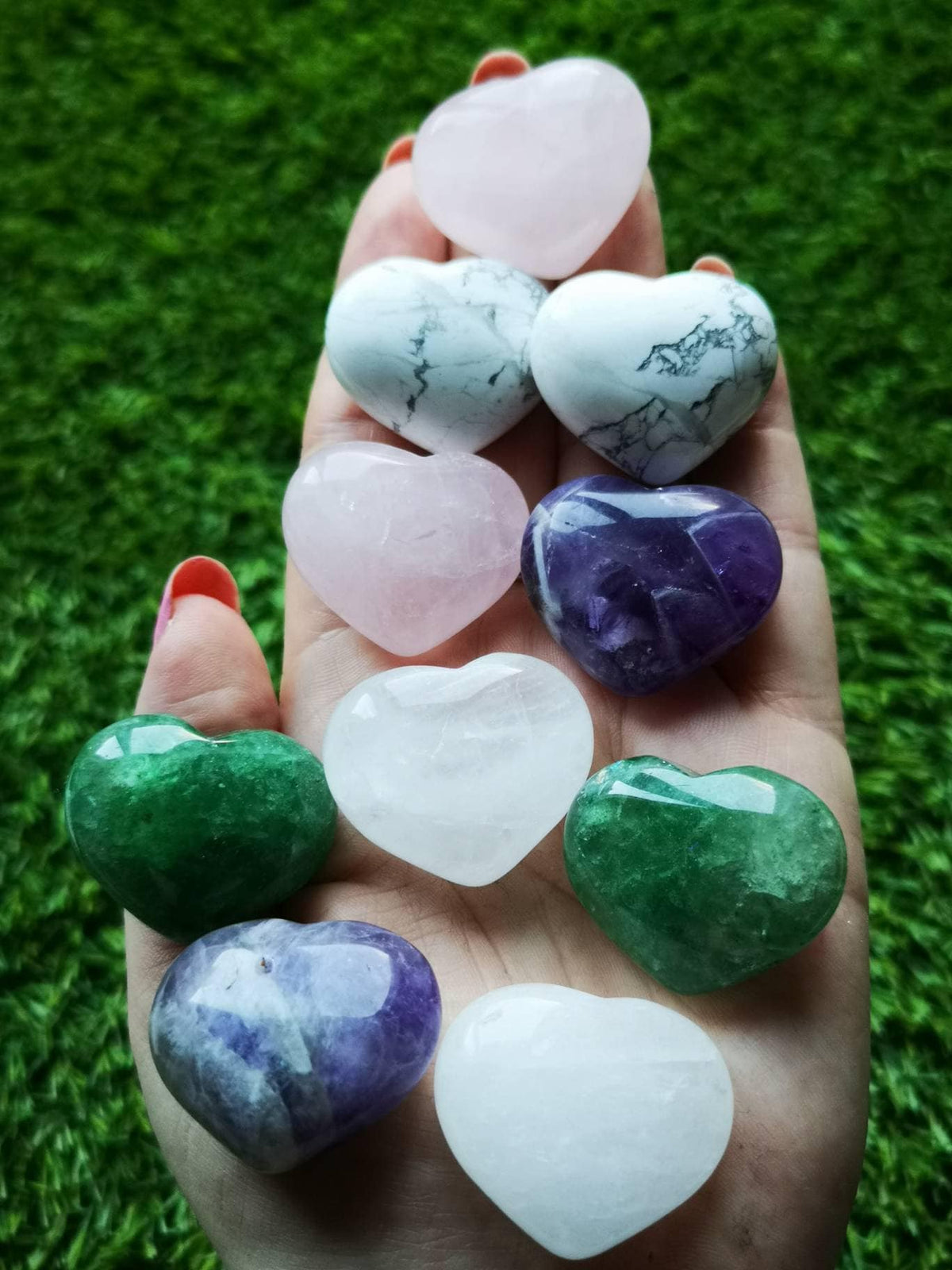 High Quality Beautiful Puffy Crystal Hearts, UK Crystals, Ethically Sourced, Mother's Day Gift, Birthday Present, Rose Quartz Crystal Heart