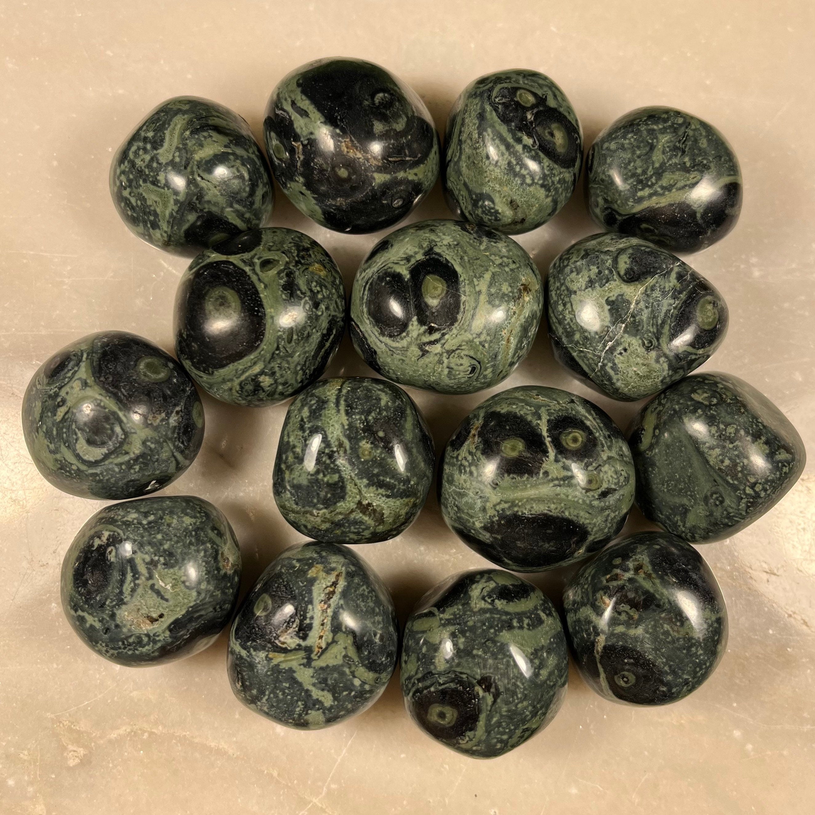 Kambaba Jasper XL Tumbles, Kambaba Jasper Tumblestones, Heart Chakra, Unique Crystals, Large Tumblestones | Consciously Sourced