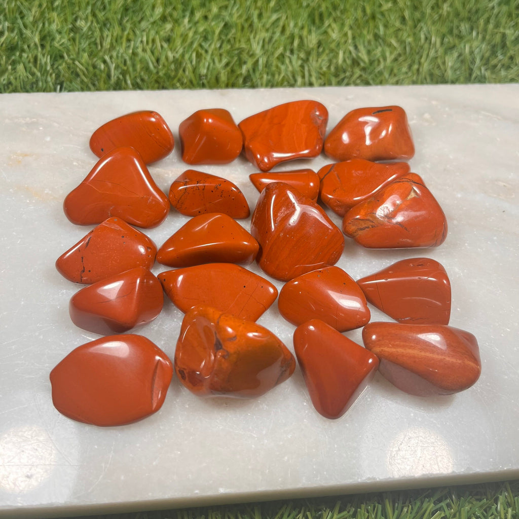 Red Jasper Tumblestones, Healing Crystal, Energy Giver, Root Chakra, Ethically Sourced UK Crystals | Crystal Gift