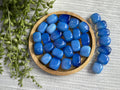 Blue Opalite Tumblestones, Blue Crystal gift, Ethically Sourced UK Crystals, Crystal Gift for strength, Chakra Stones, Metaphysical Shop