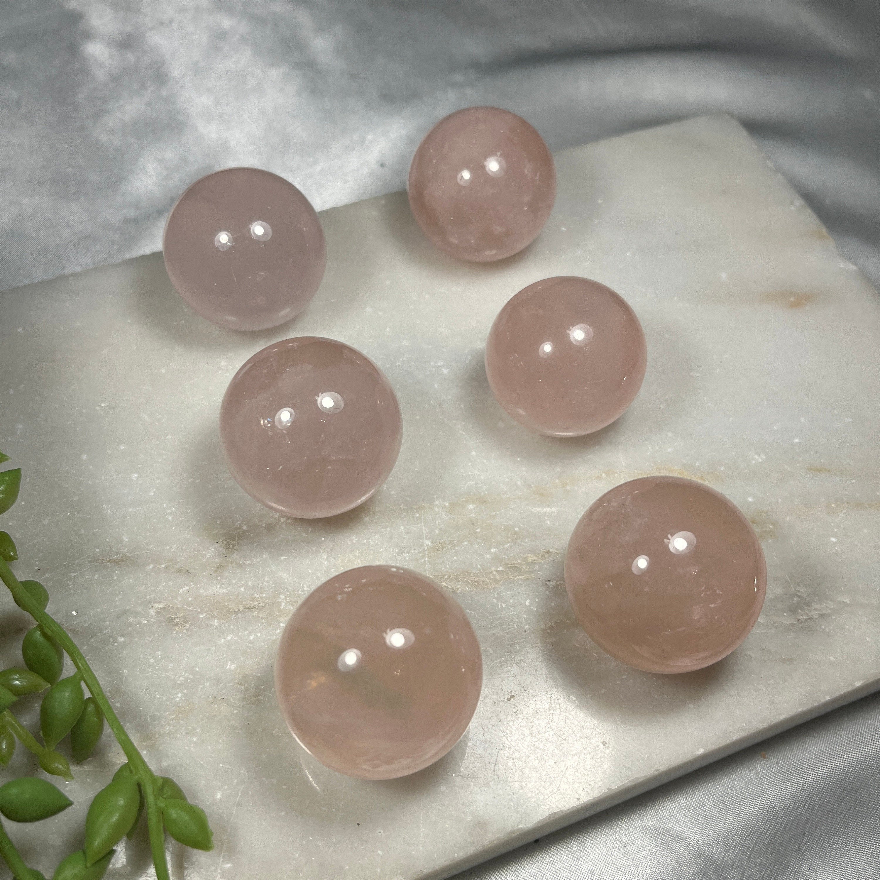 High Quality Rose Quartz Healing Crystal Spheres, Healing, Love, Relationships, Ethically Sourced UK Crystals, Gift