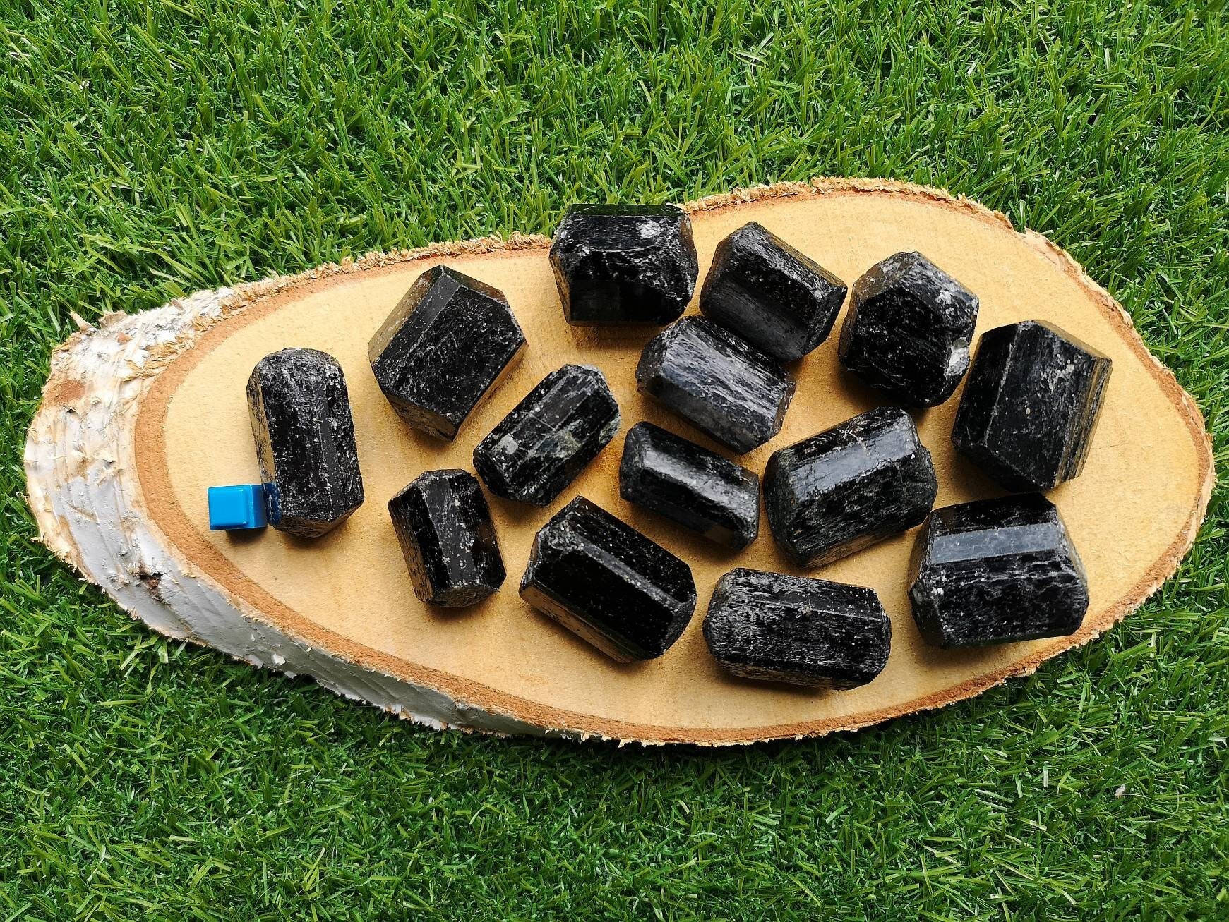 Double Point Black Tourmaline Crystal, Ethically Sourced, Crystal for Protection, UK Reiki Healing Stone, Metaphysical Shop, Root Chakra