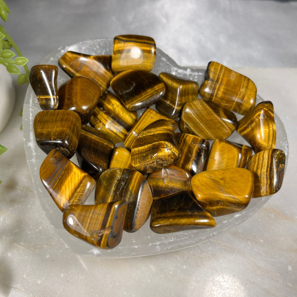 Tigers Eye Tumblestones,  Ethically Sourced UK Crystals