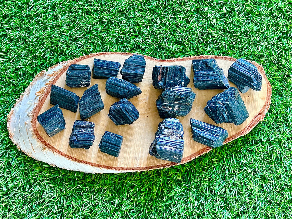 Large and Medium Raw Black Tourmaline, High Quality, Consciously Sourced Crystals, Black Protection Stone, New Home Crystal Gift