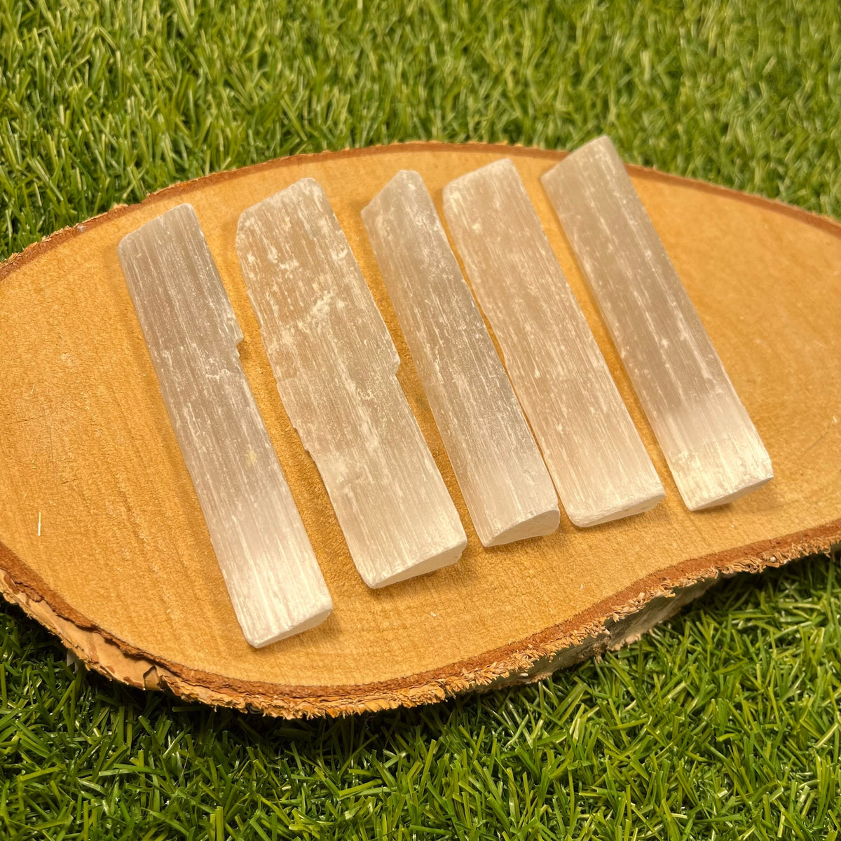 Selenite Sticks, Satin Spar, Self Cleansing Gypsum, New Home Crystal Gift, Ethically Sourced UK, Crystals for anxiety and stress