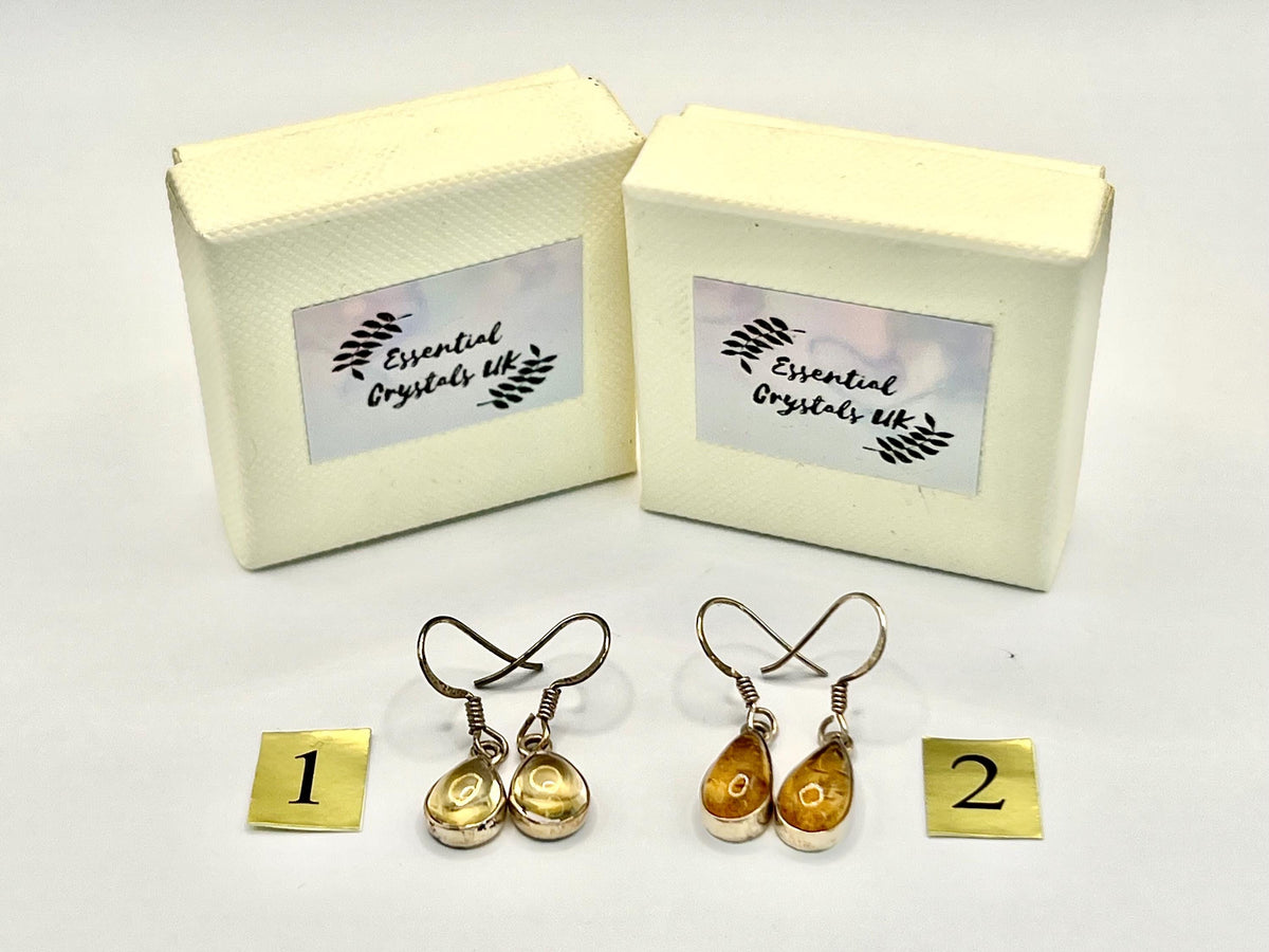 Sterling Silver Citrine Earrings Dangle, Solar Plexus Chakra Gemstone Earrings for Women, Metaphysical Shop, November Birthday Gifts for her