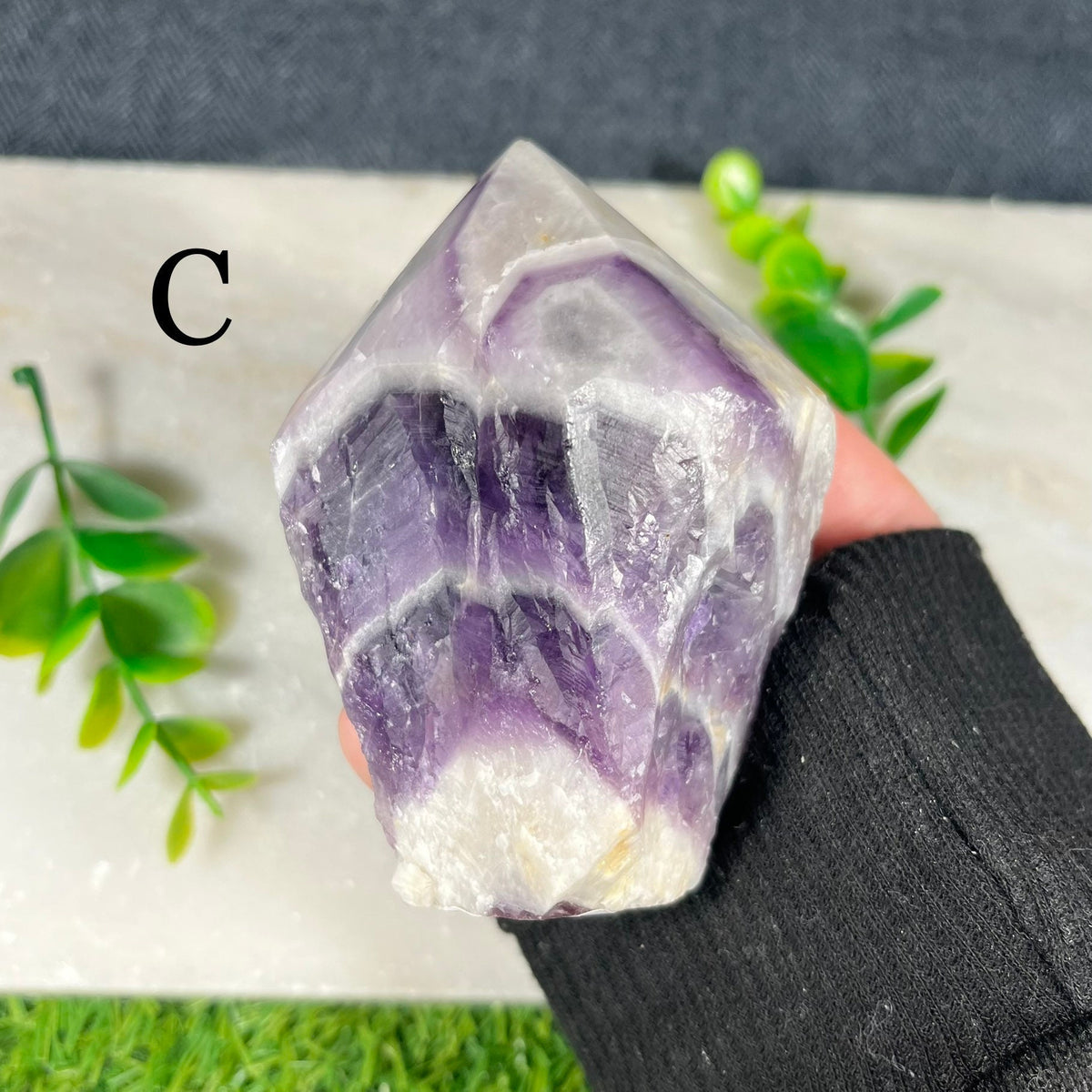 Amethyst Points , Amethyst Half Polished Points , Amethyst Towers , Consciously Sourced , Raw Amethyst , Chevron Amethyst , Amethyst Crystal