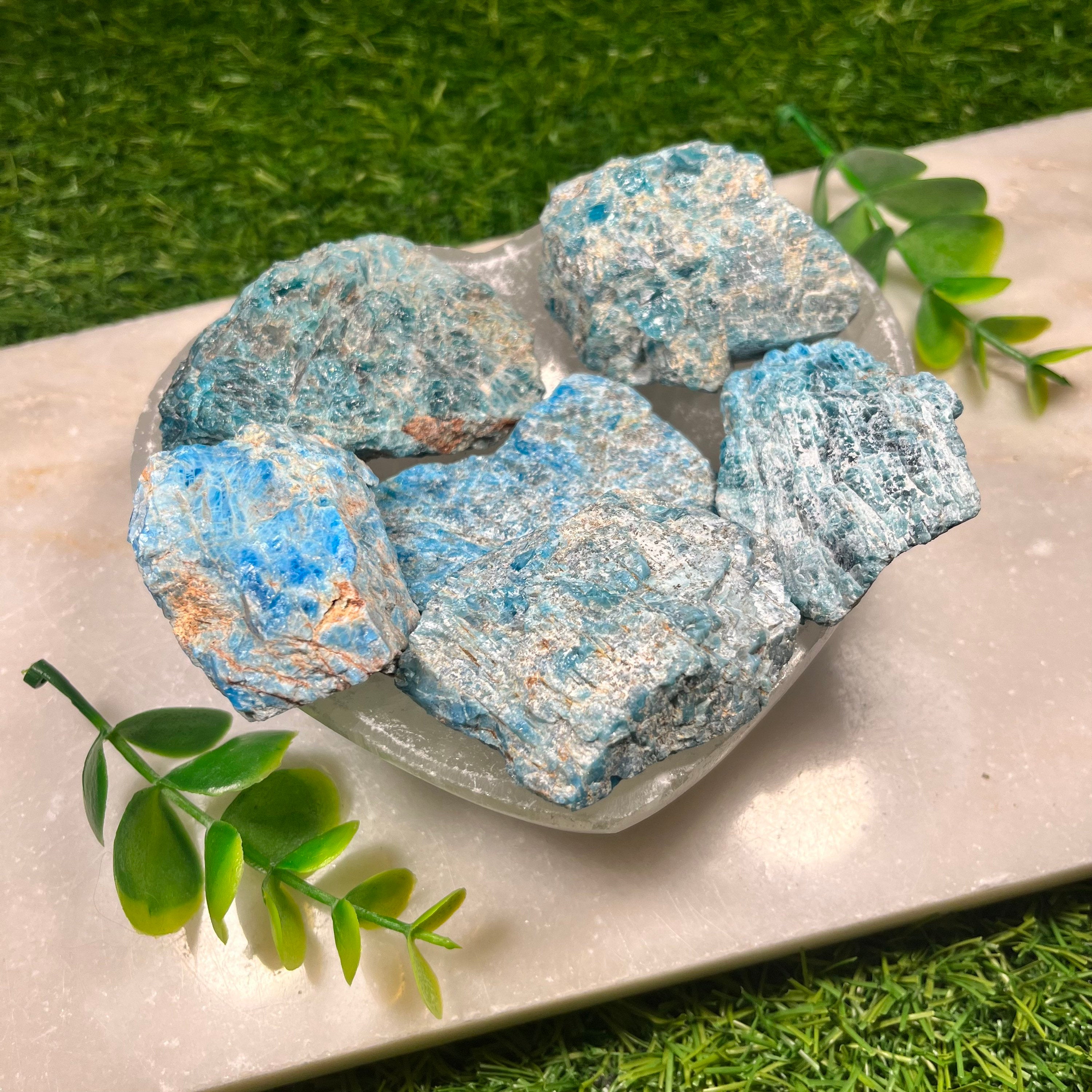 Raw Apatite Chunks , Healing Crystals , Rough Apatite Crystal , UK Crystals , Consciously Sourced , Manifestation , Bones , Arthritis , Gift