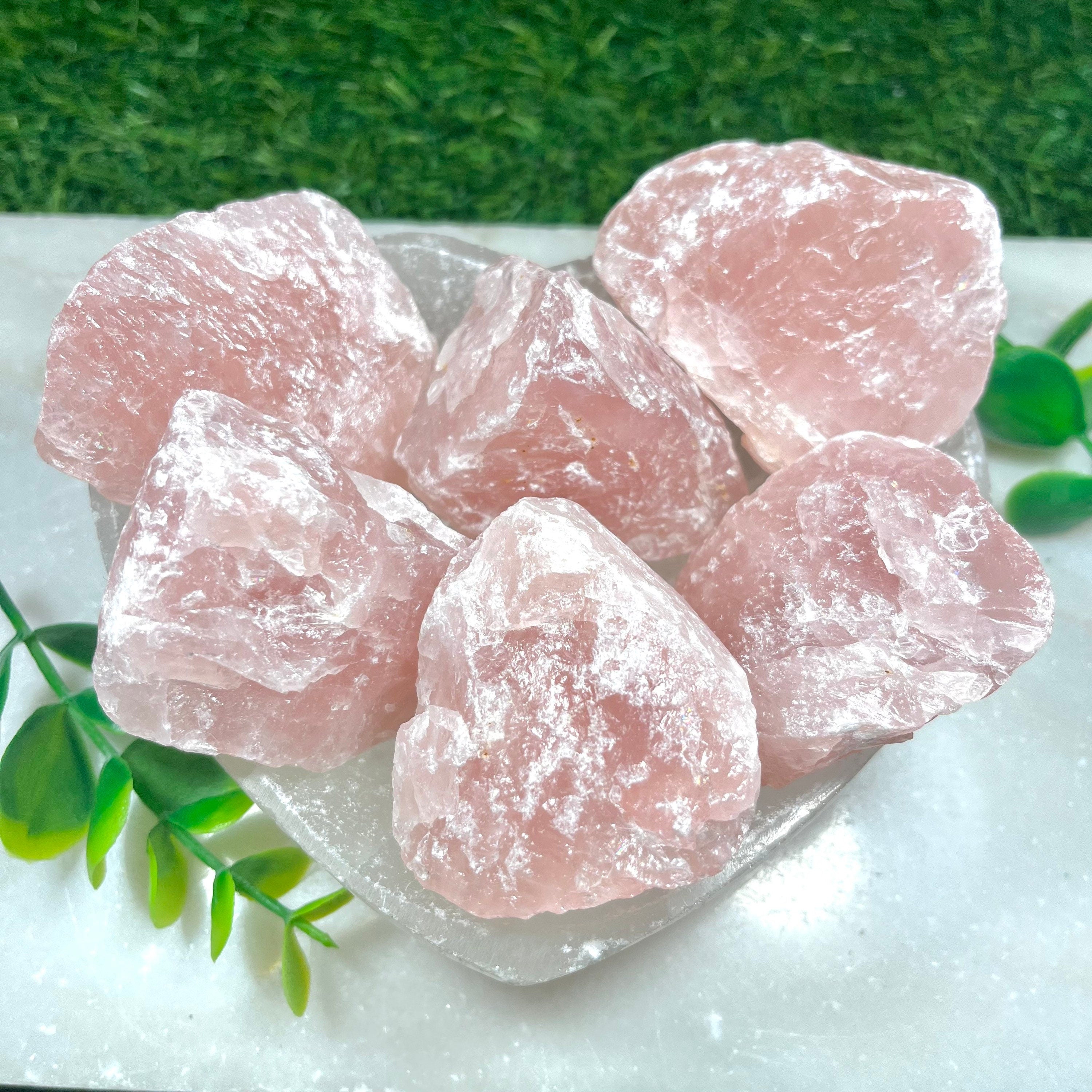 Raw Rose Quartz Healing Crystal, Pink Stone for Unconditional Love, UK Crystals, Ethically Sourced, Gemstone for fertility, Heart Chakra